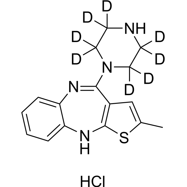 N-Desmethylolanzapine-d8 hydrochloride 2711722-81-3